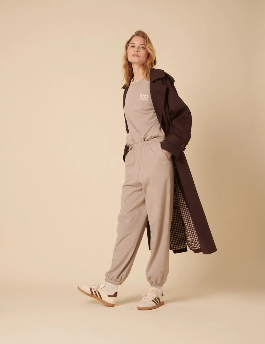 Beige Relaxed Balloon Leg Joggers sold by Nobody's Child product image thumbnail 4