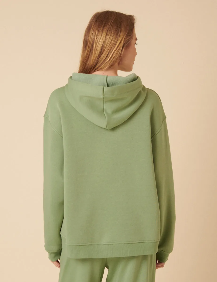 Green Relaxed Hoodie sold by Nobody's Child product image thumbnail 4