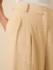 Cream Isabelle Wide Leg Trousers sold by Nobody's Child