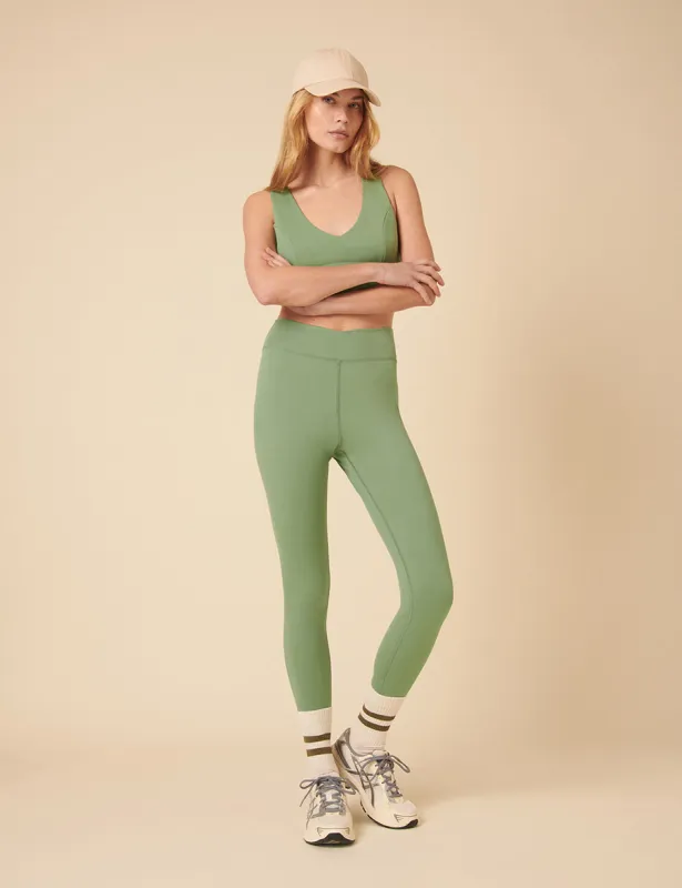 Green Cross Front Active Leggings sold by Nobody's Child