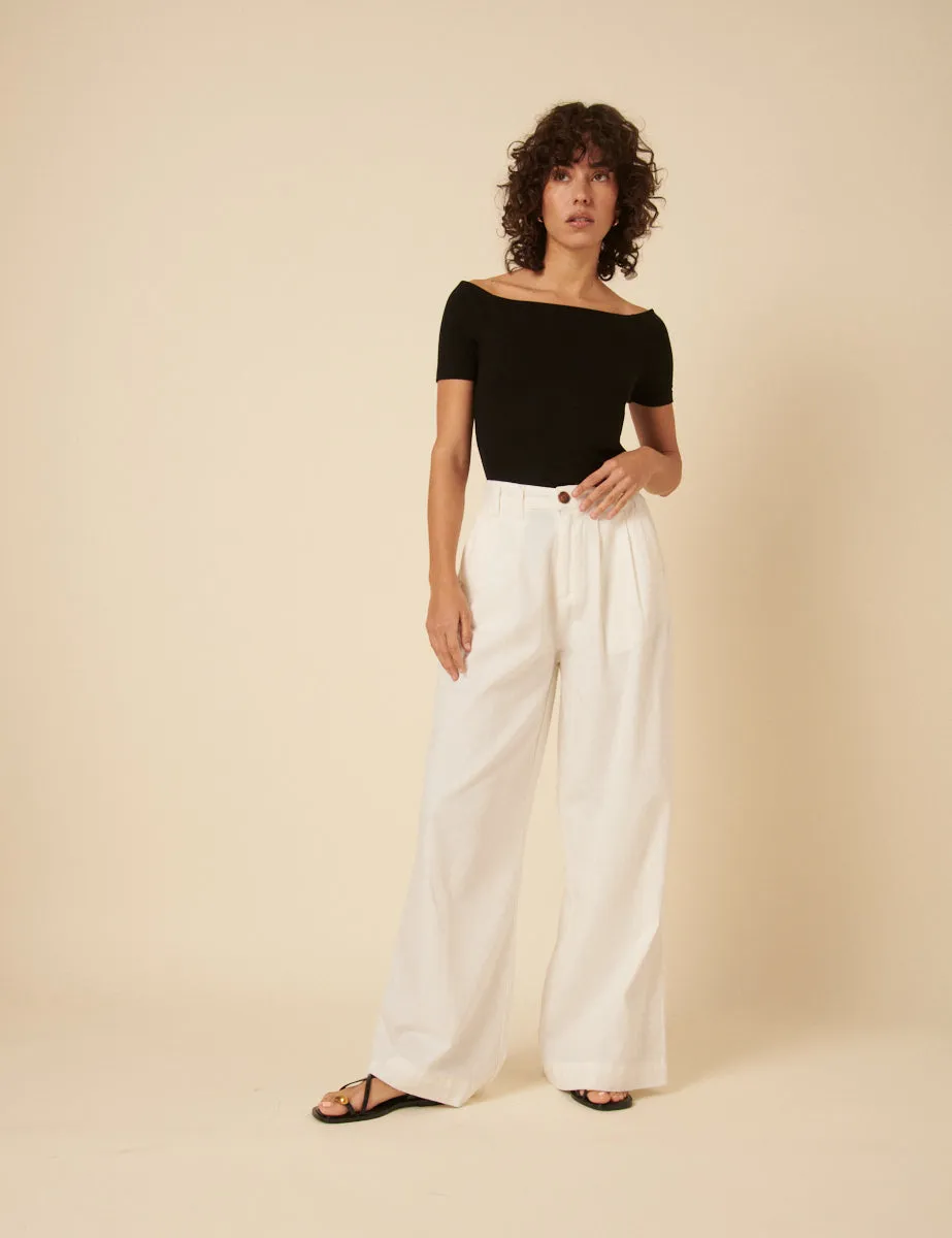 Black Bardot Top sold by Nobody's Child product image thumbnail 4