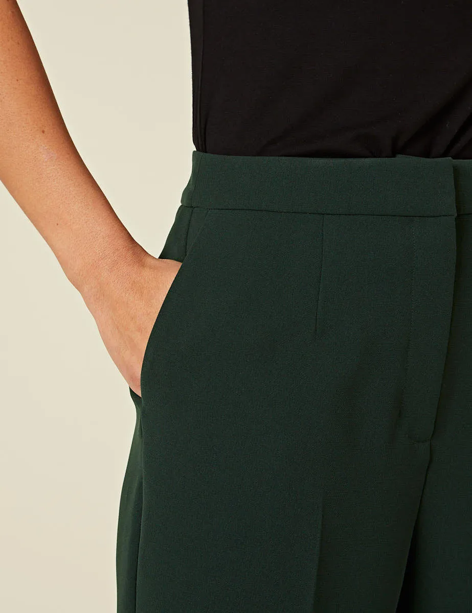 Forest Green Etta Straight Leg Trousers sold by Nobody's Child product image thumbnail 4