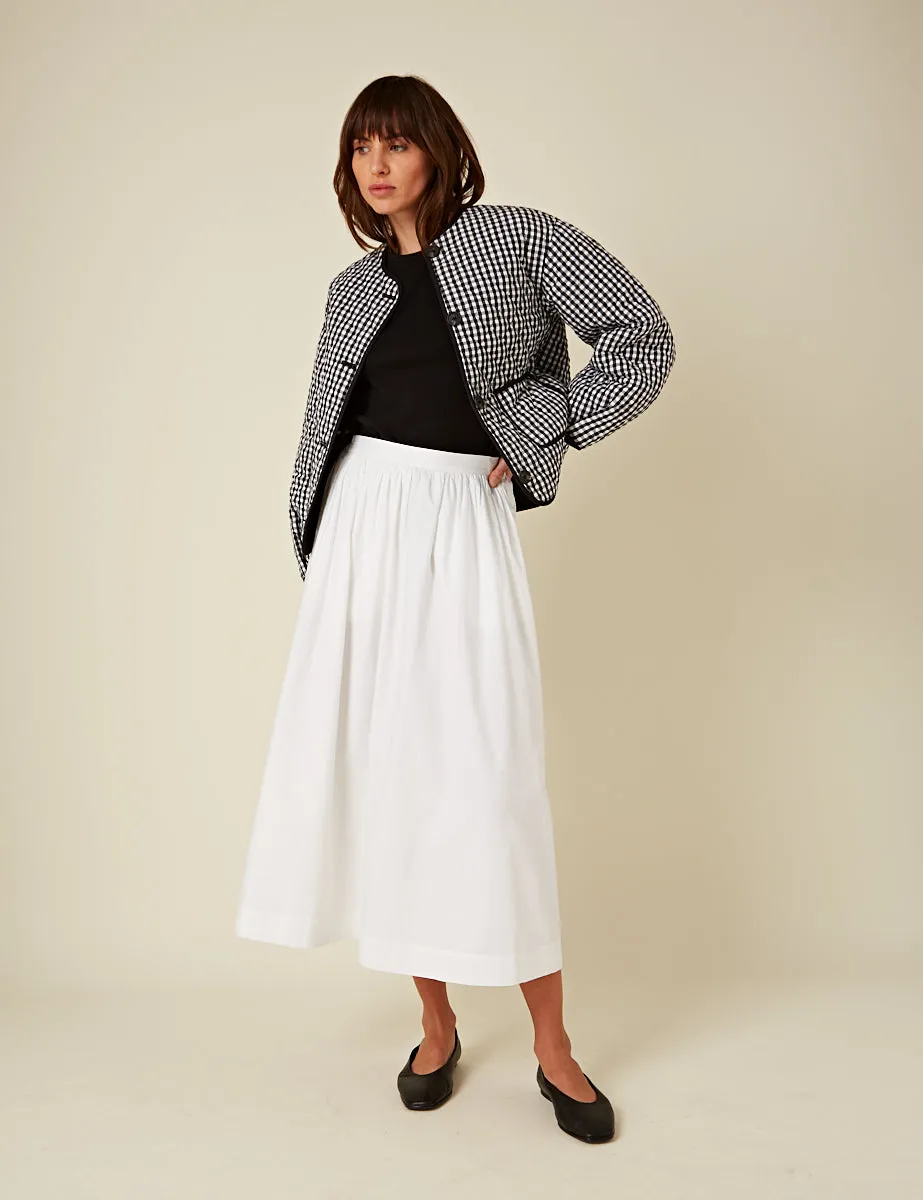 Black Gingham Reversible Quilted Jacket sold by Nobody's Child product image thumbnail 3