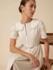 White Collar Broderie Orla Midi Dress sold by Nobody's Child