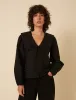Black Long Sleeve Birdie Blouse sold by Nobody's Child