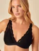 Black Lace Triangle Bralette sold by Nobody's Child