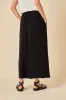 Black Wide Leg Cropped Zeena Trousers sold by Nobody's Child