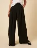 Black Wide Leg Zeena Trousers sold by Nobody's Child