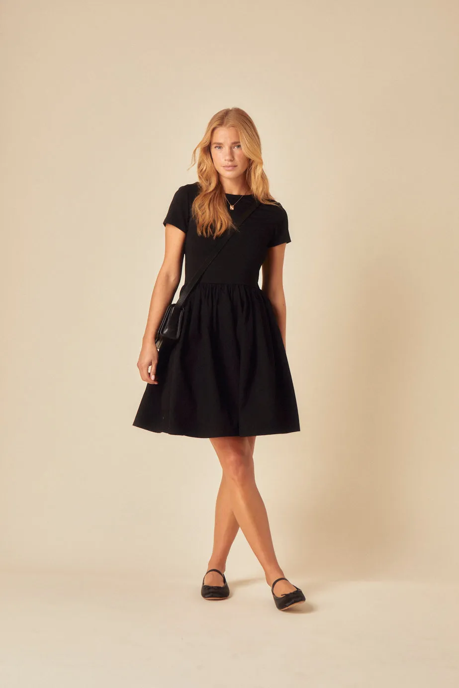Black Scoop Back Sarah Mini Dress sold by Nobody's Child product image thumbnail 3
