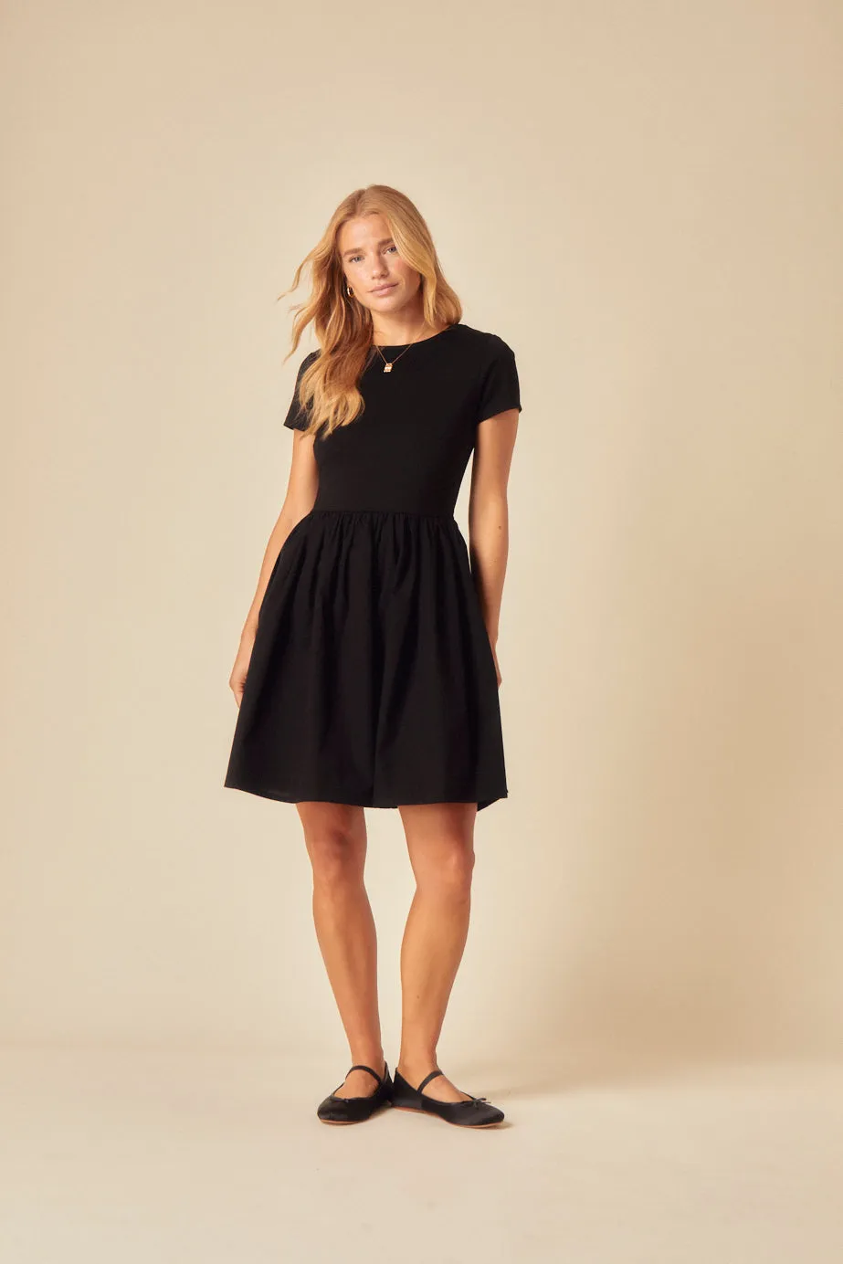 Black Scoop Back Sarah Mini Dress sold by Nobody's Child product image thumbnail 4