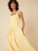 Butter Yellow Colorado Midi Dress sold by Nobody's Child