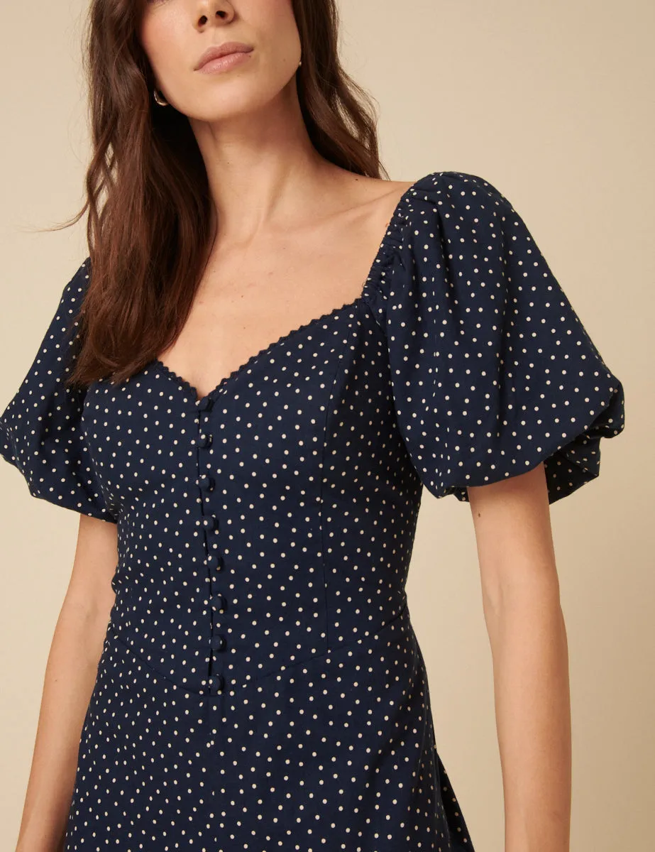 Navy Spotty Zoe Jumpsuit sold by Nobody's Child product image thumbnail 3