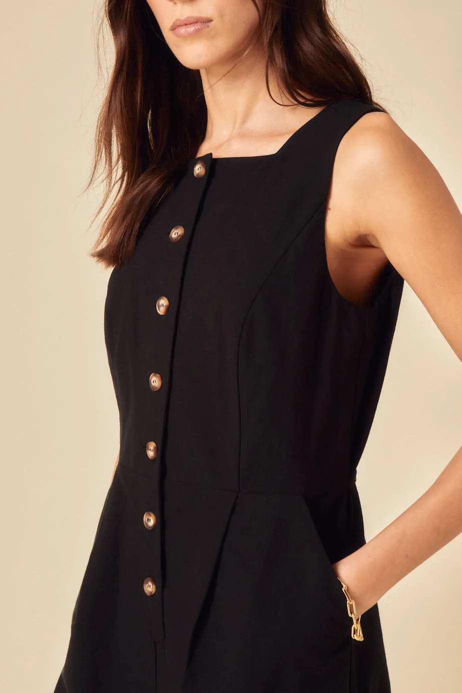 Black Peri Playsuit sold by Nobody's Child product image thumbnail 2
