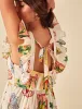 Cream Printed Cassidy Midi Dress sold by Nobody's Child