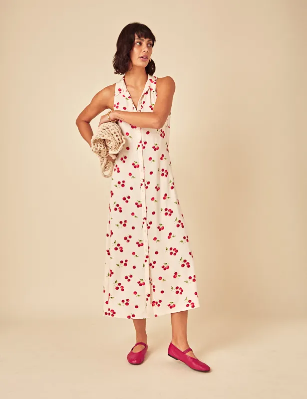 White Tomato Print Sark Midi Dress sold by Nobody's Child