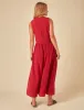 Red Sleeveless Starlight Midi Dress sold by Nobody's Child