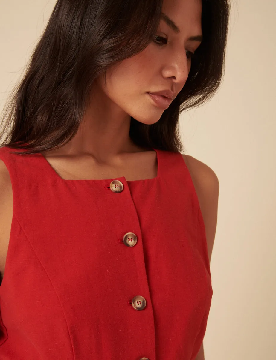 Red Peri Mini Dress sold by Nobody's Child product image thumbnail 2