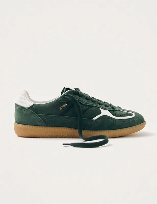 Alohas Rife Forest Green Leather Trainers sold by Nobody's Child