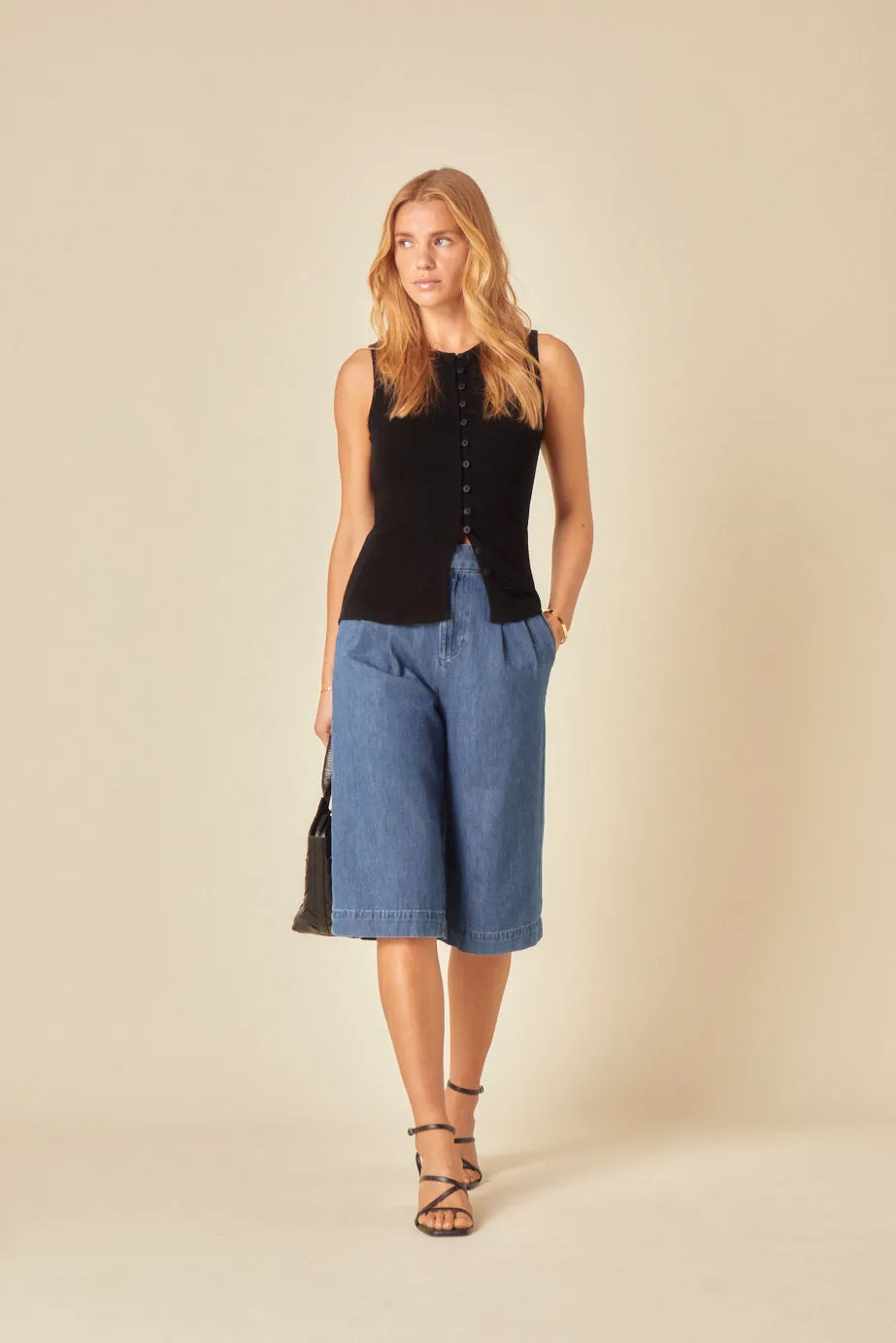 Blue Denim Bermuda Shorts sold by Nobody's Child product image thumbnail 5