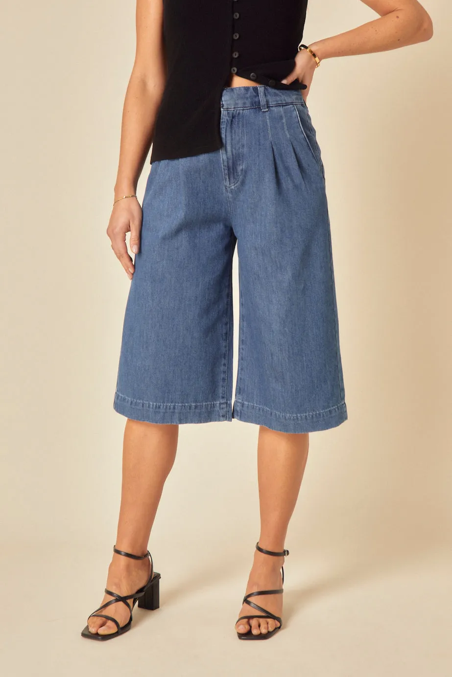 Blue Denim Bermuda Shorts sold by Nobody's Child product image thumbnail 2