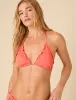 Orange Broderie Anglaise Triangle Frill Bikini Top sold by Nobody's Child