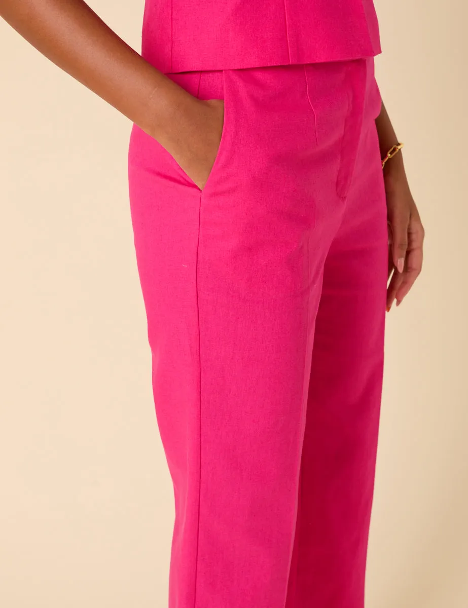 Pink Tailored Trousers sold by Nobody's Child product image thumbnail 3