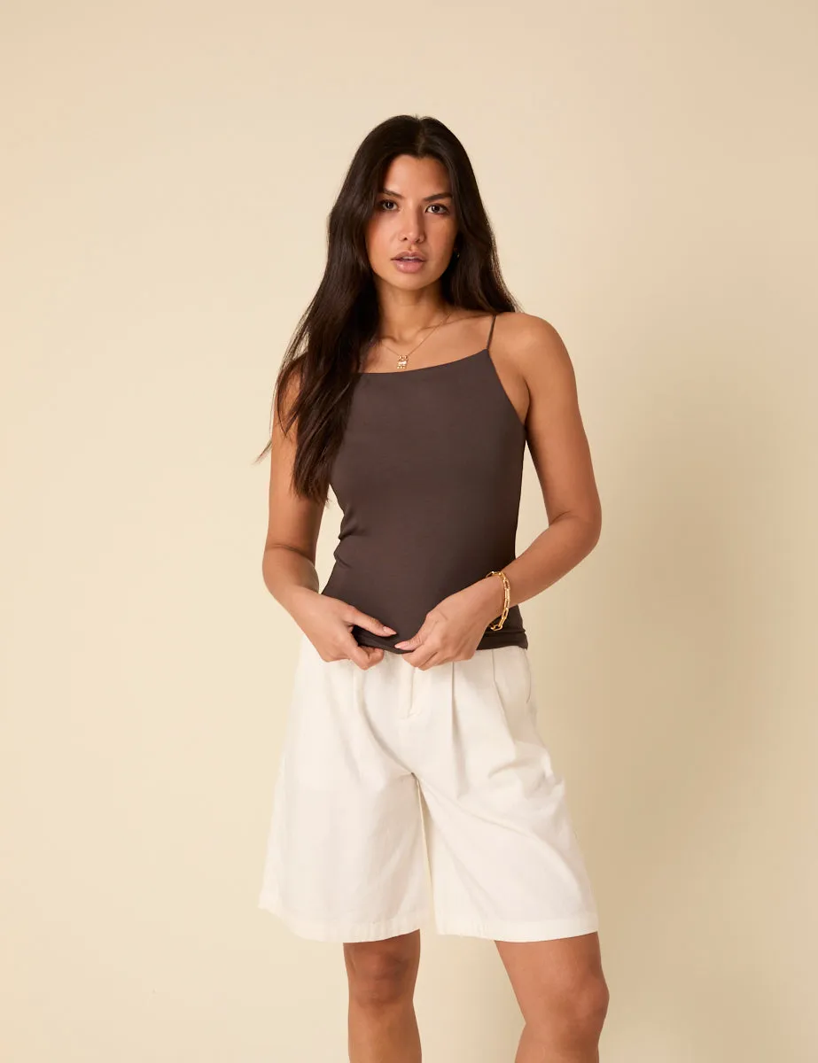 Brown Strappy Vest sold by Nobody's Child