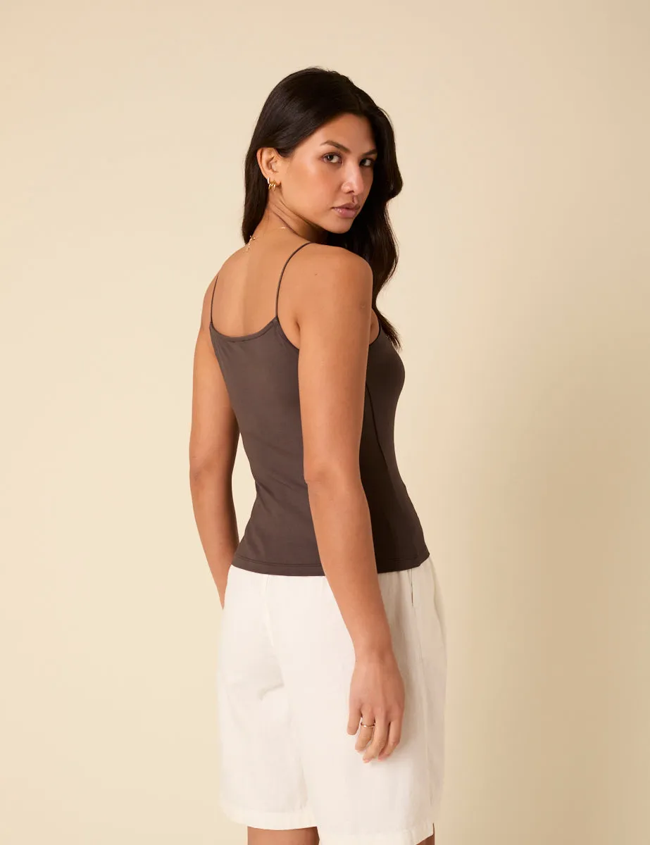 Brown Strappy Vest sold by Nobody's Child product image thumbnail 5