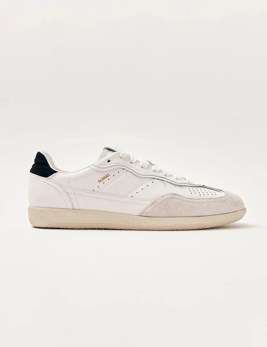 Alohas Grey Black Leather Trainers sold by Nobody's Child