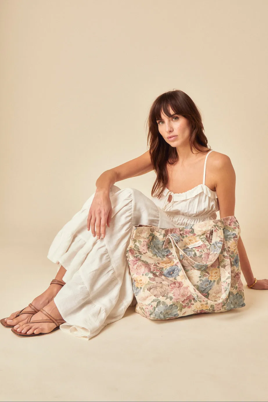 Floral Tote Bag sold by Nobody's Child product image thumbnail 4