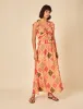 Yellow Patchwork Print Midi Skirt sold by Nobody's Child