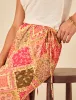 Yellow Patchwork Print Midi Skirt sold by Nobody's Child