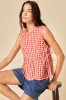 Red Gingham Swing Top sold by Nobody's Child