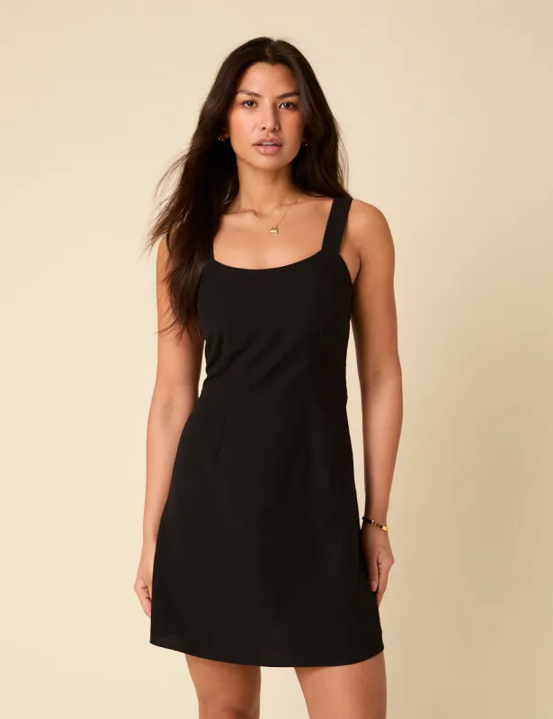 Black Florence Mini Dress sold by Nobody's Child