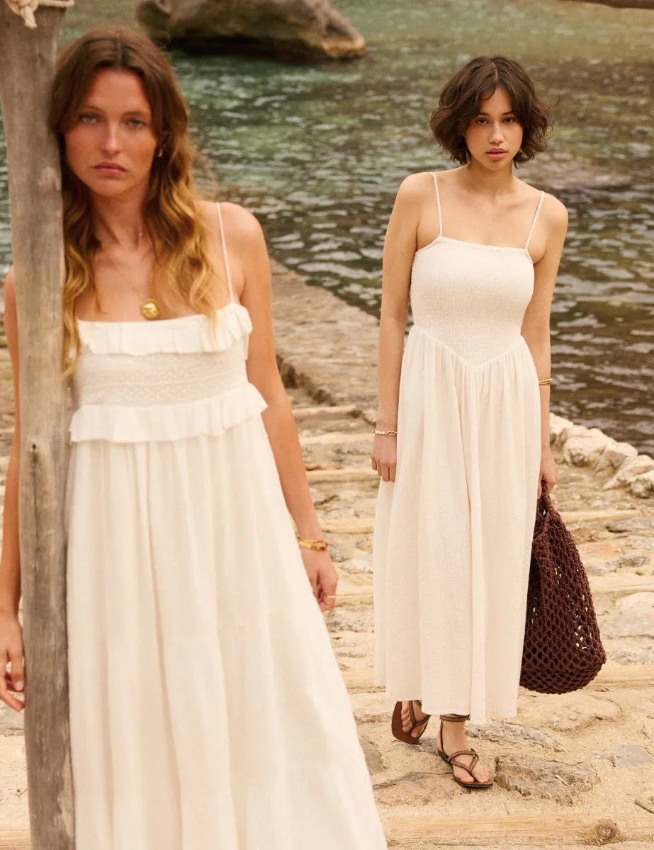 Stone Ruched Drop Waist Imogen Midi Dress sold by Nobody's Child product image thumbnail 2