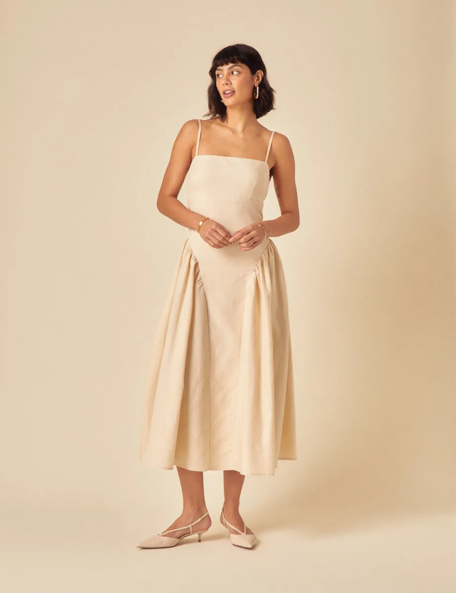 Stone Drop Waist Lupin Midi Dress sold by Nobody's Child product image thumbnail 4