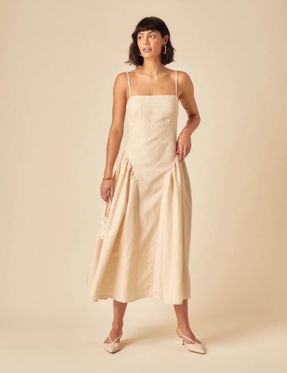 Stone Drop Waist Lupin Midi Dress sold by Nobody's Child product image thumbnail 3