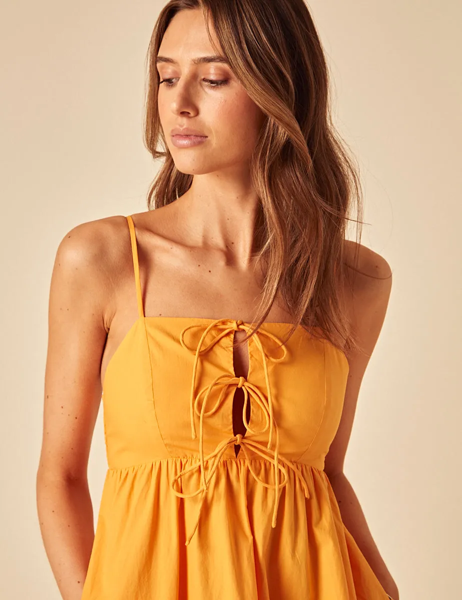 Orange Aspen Midi Dress sold by Nobody's Child product image thumbnail 3