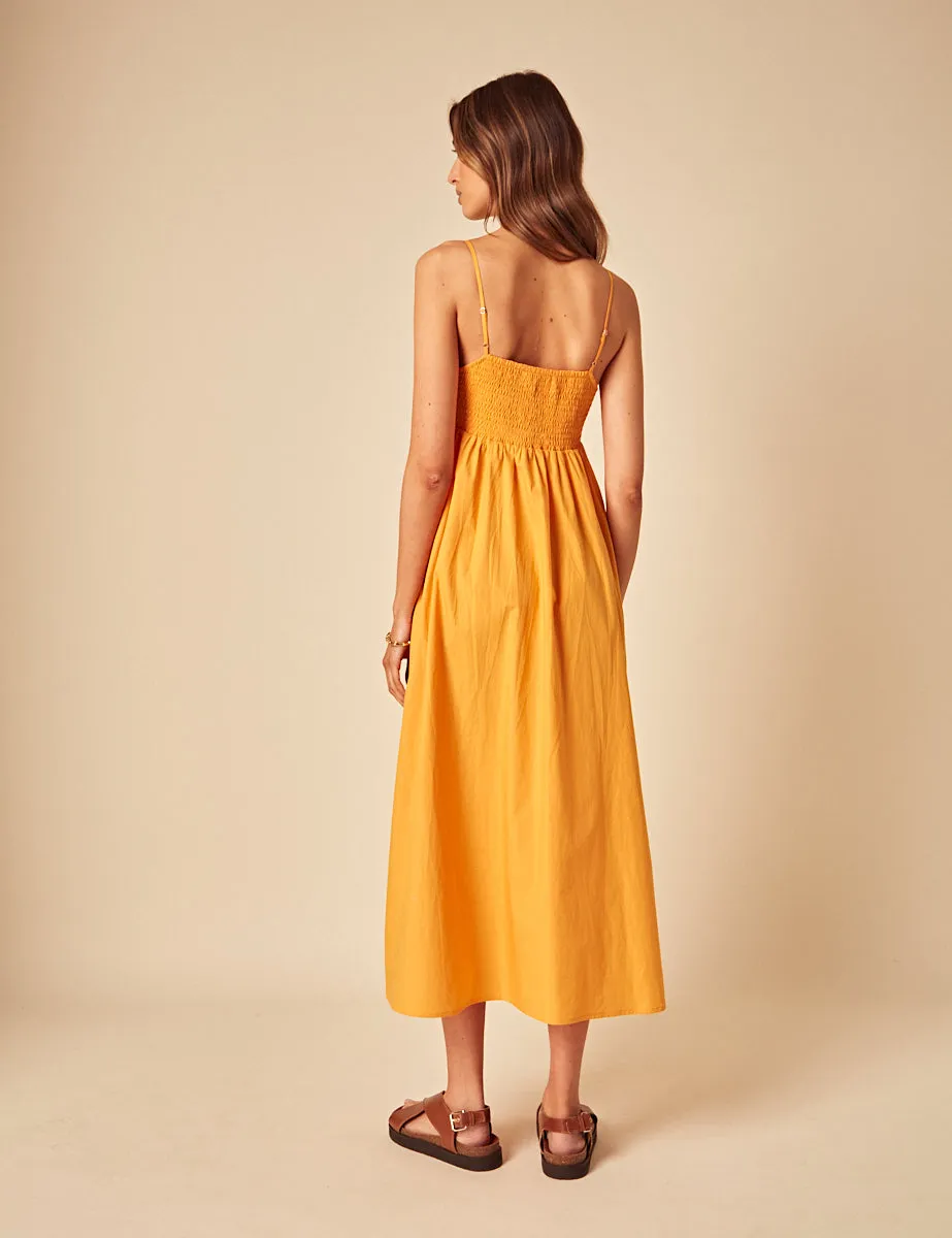 Orange Aspen Midi Dress sold by Nobody's Child product image thumbnail 5