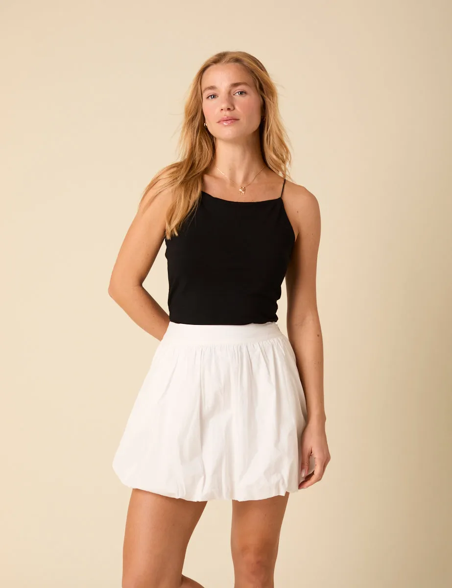 White Bubble Hem Mini Skirt sold by Nobody's Child product image thumbnail 5