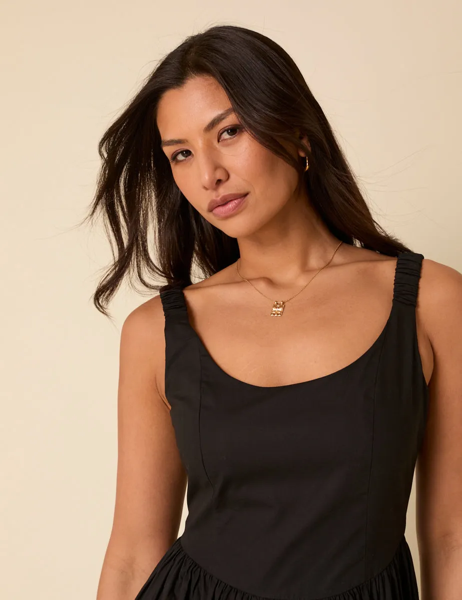 Black Marina Midi Dress sold by Nobody's Child product image thumbnail 5