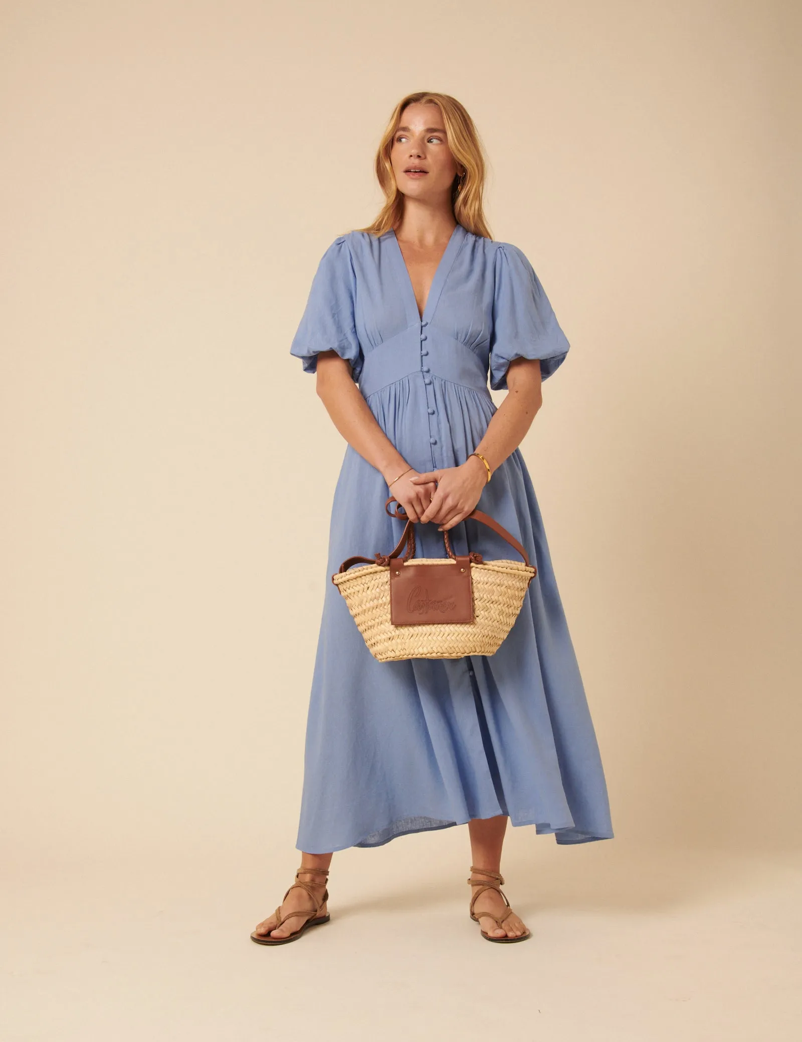 Blue Starlight Midi Dress sold by Nobody's Child product image thumbnail 5