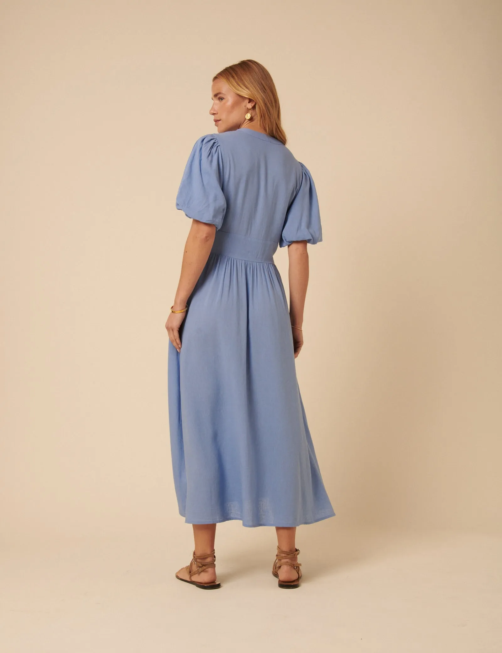 Blue Starlight Midi Dress sold by Nobody's Child product image thumbnail 4