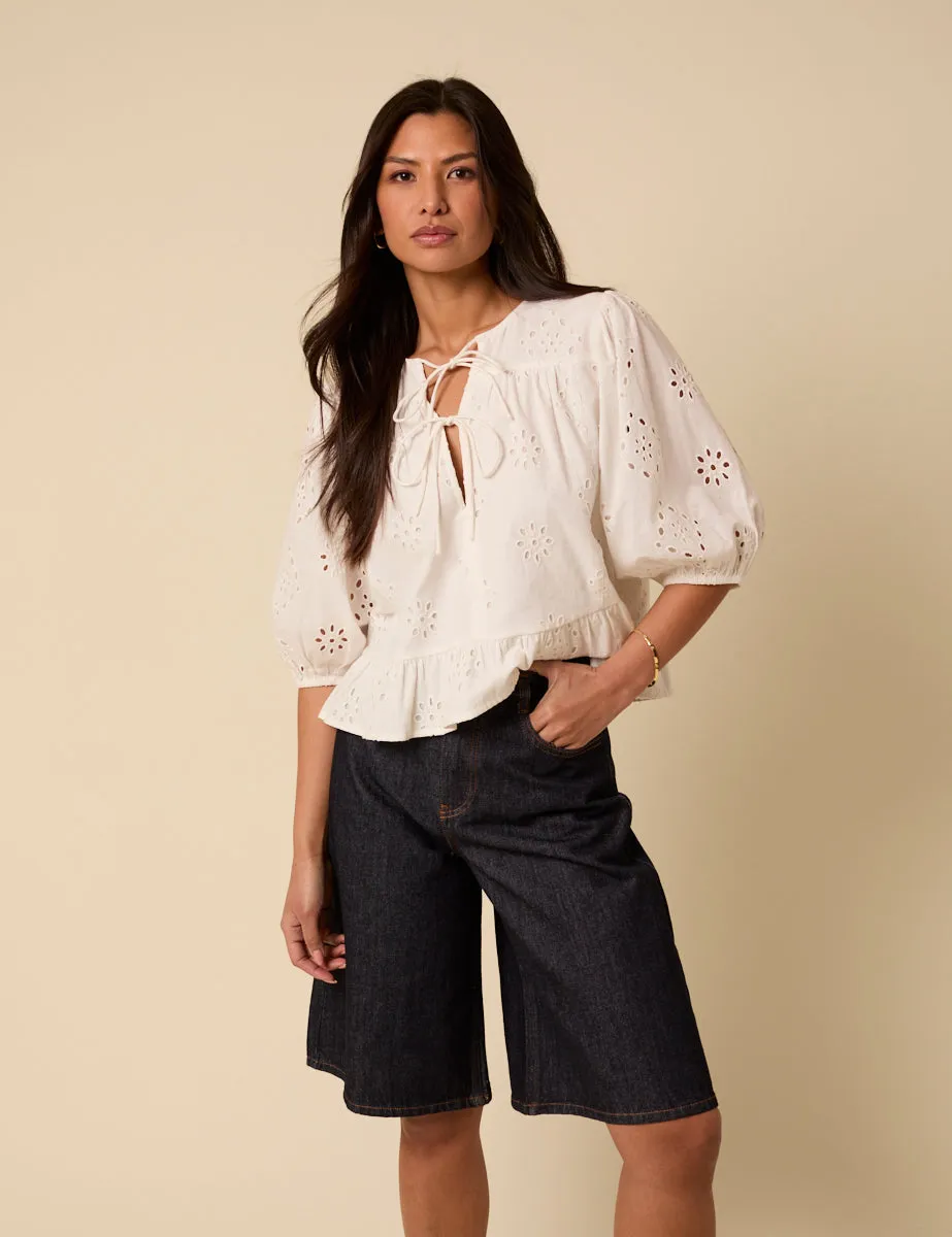 Dark Denim Bermuda Shorts sold by Nobody's Child product image thumbnail 3