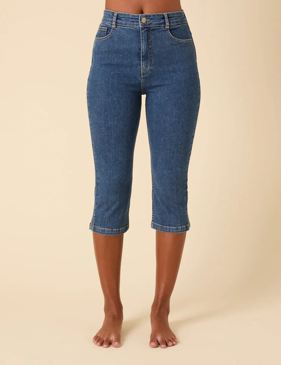 Blue Denim Capri Trousers sold by Nobody's Child product image thumbnail 2