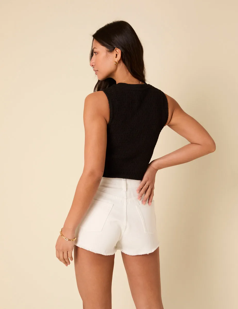 White Denim Shorts sold by Nobody's Child product image thumbnail 5