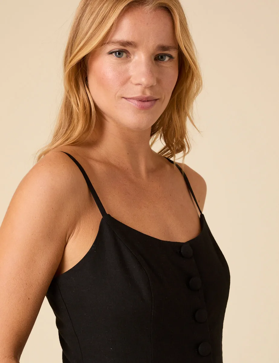 Black Strappy Waistcoat sold by Nobody's Child product image thumbnail 4