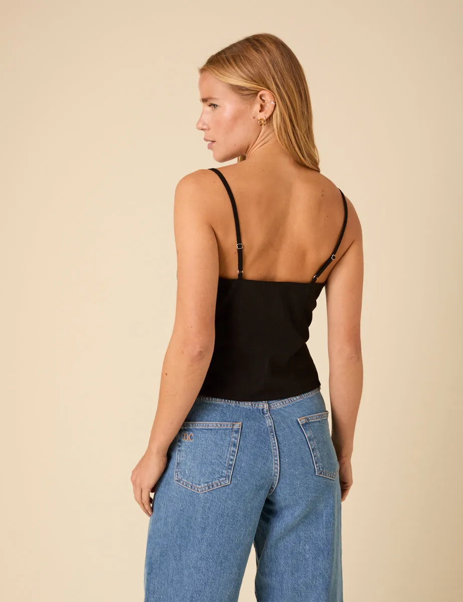 Black Strappy Waistcoat sold by Nobody's Child product image thumbnail 5