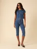 Mid-wash Denim Button Down Top sold by Nobody's Child