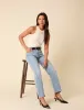 Blue Straight Leg Low Rise Jeans sold by Nobody's Child